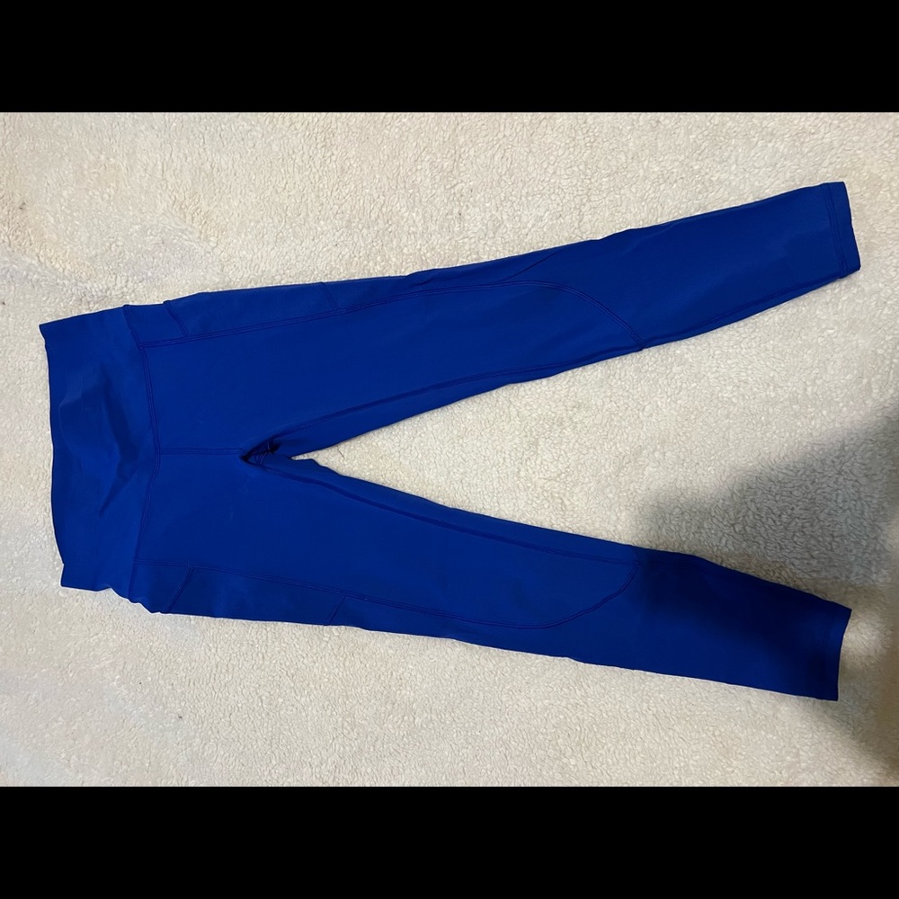 Blue Lululemon 7/8 leggings